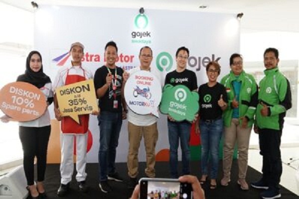 Astra Motor Jateng Gandeng Gojek Rawat Motor