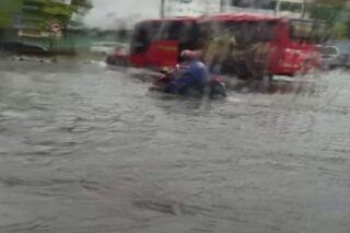 Banjir di Bubaan, Semarang, Kamis (20/2/2020). (Facebook.com-Darmadi)