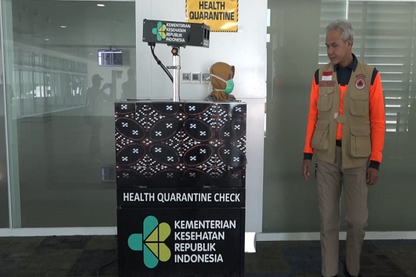 Gubernur Jateng Cek Posko Pengendalian Corona di Bandara Semarang, Ini Hasilnya…