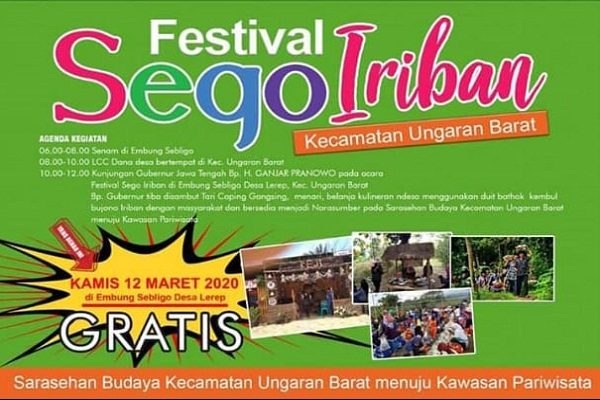 Festival Sego Iriban Digelar Kabupaten Semarang