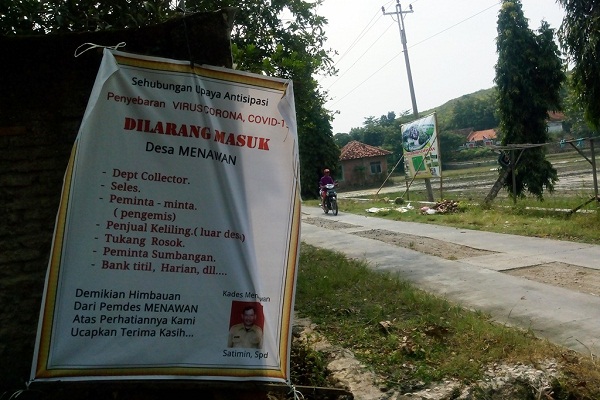 Cegah Penyebaran Covid-19, Akses ke Desa Menawan di Grobogan Ditutup, Ini Faktanya…