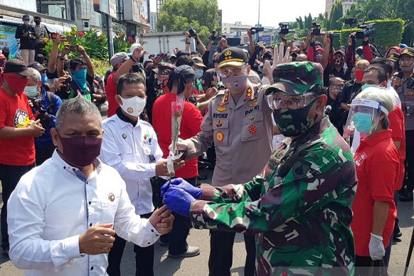 Ini Aksi TNI & Polri di Jateng pada Hari Buruh