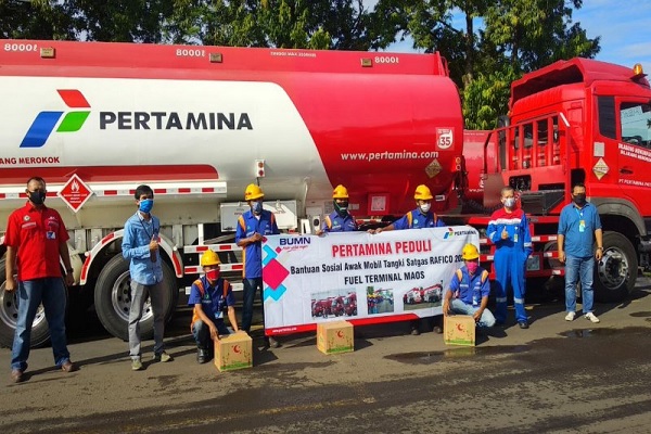 2.460 Awak Mobil Tangki Mendapat Bingkisan dari Pertamina