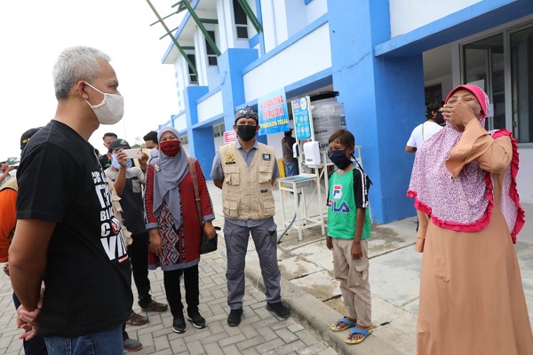 PSBB di Kota Tegal Berhasil Tekan Kasus Covid-19, Ganjar Beri Pujian