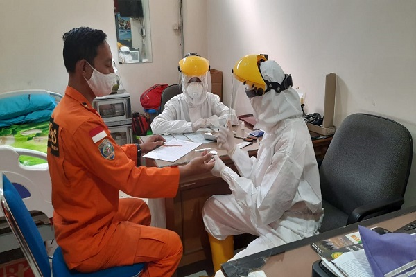 60 Petugas Basarnas Semarang Jalani Rapid Test, Begini Hasilnya…