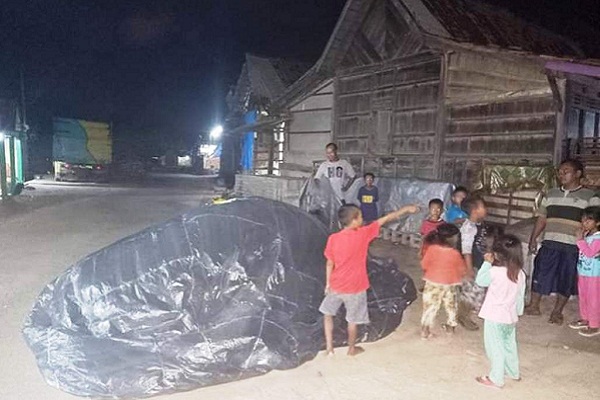 Balon Udara 7 Meter Jatuh, Warga Grobogan Geger