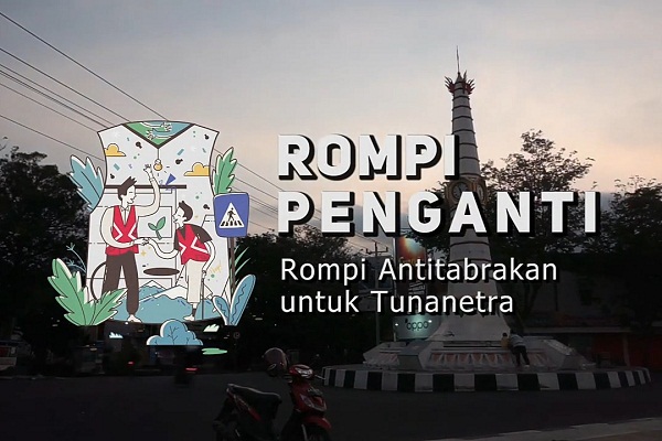 Rompi Antitabrakan bagi Tunanetra Bikinan Temanggung Bukukan Prestasi