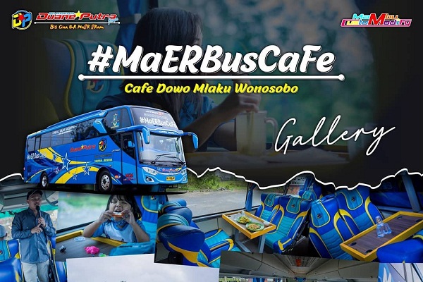 Uniknya Maer Bus Cafe, Kafe Berjalan Pertama di Wonosobo