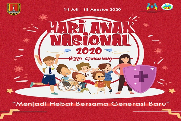 Hari Anak Nasional di Kota Semarang Digelar Secara Daring