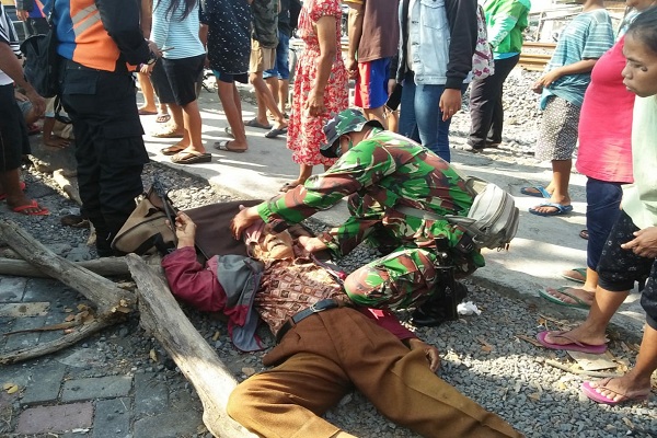 Terserempet Kereta di Semarang, Begini Kakek 70 Tahun Lolos dari Maut