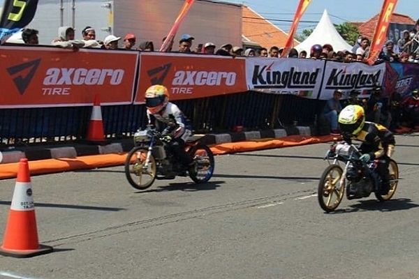 Pulihkan Ekonomi Pasca-PSBB, Tegal Lombakan Drag Bike