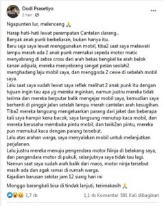 Postingan Dodi Prasetiyo pada https://www.facebook.com/groups/373232882743956/permalink/3388857177848163/?_rdc=1&_rdr.