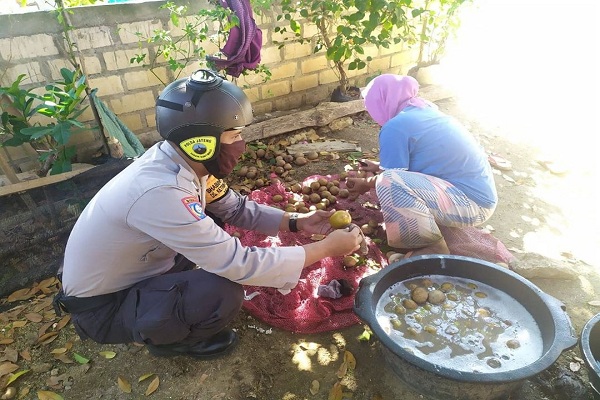 Begini Cara Polres Blora Dorong Petani Sawo Kokohkan Ketahanan Pangan