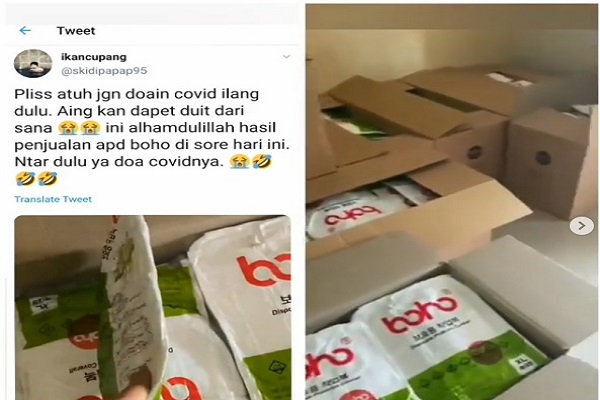 Waduh!!! Raih Untung Banyak, Penjual APD Ini Doakan Pandemi Tak Berakhir