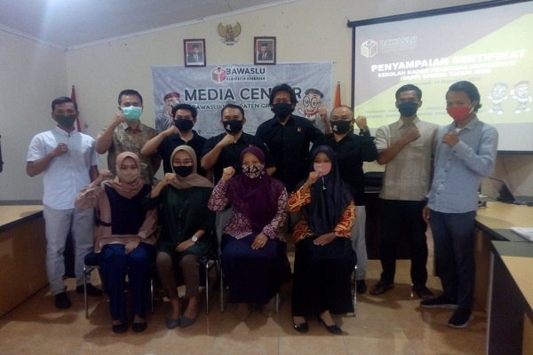 46 Kader Pengawas Partisipan Siap Awasi Pilkada Grobogan 2020