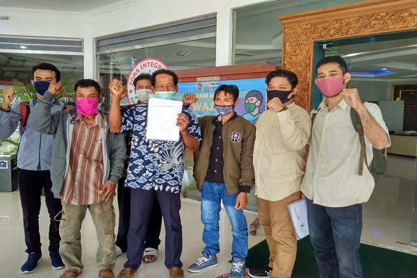 Datangi Kantor ATR/BPN di Semarang, Petani Urut Sewu Kebumen Desak Pemerintah Cabut Sertifikat TNI AD