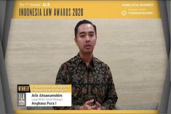 Angkasa Pura I Raih ALB-Indonesia Law Awards 2020