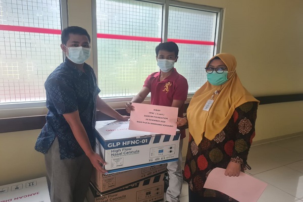 Djarum Bagikan Alat Terapi Oksigen untuk Pasien Covid ke 15 RS di Jateng