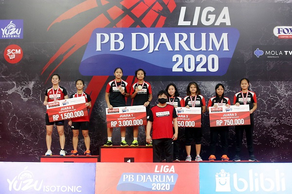 Ini Daftar Juara Liga PB Djarum 2020…