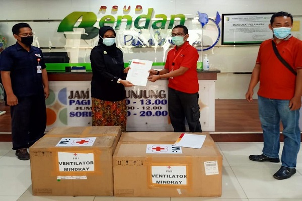 PMI Jateng Salurkan 5 Ventilator ke Rumah Sakit