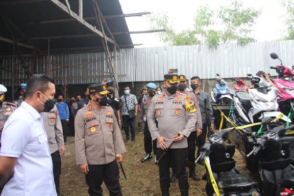 Siap Diekspor ke Timor Leste, 325 Motor & 41 Mobil Bodong di Pati Disita Polisi