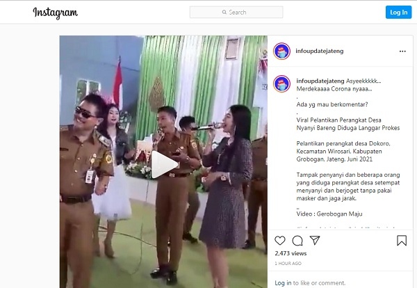 Viral Kades Grobogan Dangdutan, Begini Reaksi Gubernur Jateng