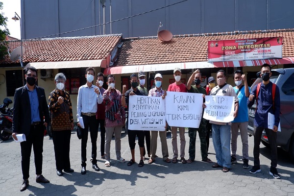 Demo Pabrik Sarung Mangga, 2 Warga Desa Pekalongan Jadi Tersangka