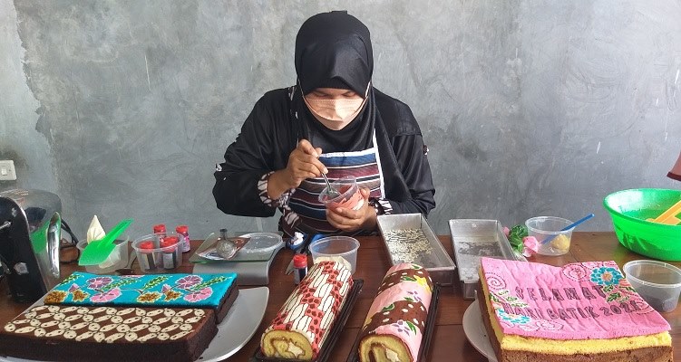 Uniknya Brownies Batik Asal Klaten