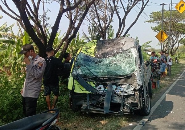 Kecelakaan Beruntun di Jalan Lingkar Kudus Berawal Dari Senggolan