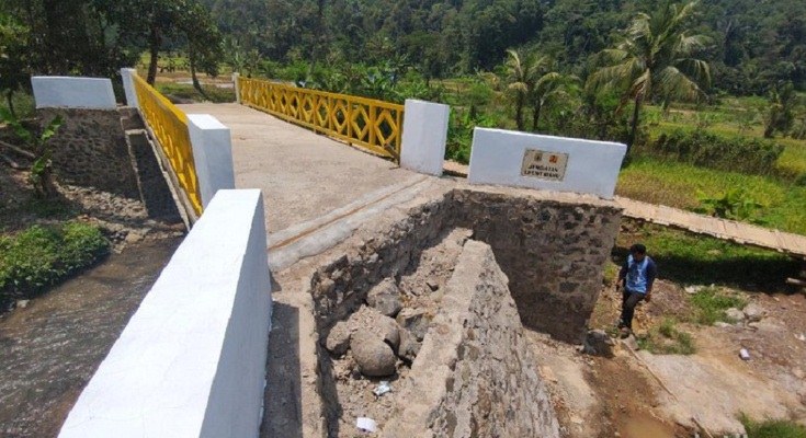 Ada Jembatan ‘Siluman’ di Cianjur, Ini Penampakannya