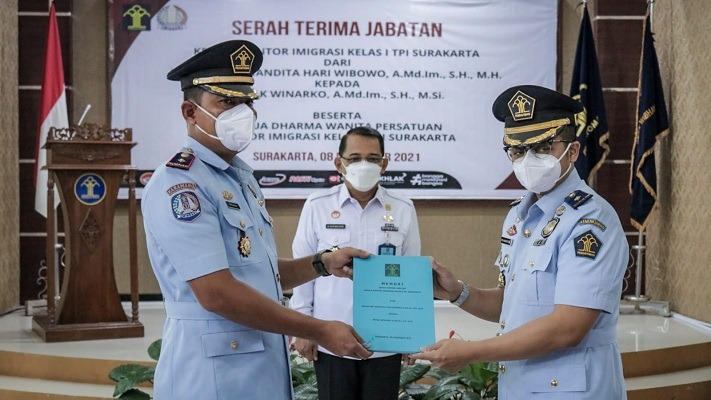 Winarko Jabat Kepala Kantor Imigrasi Kelas I TPI Surakarta