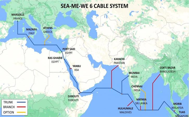 Bersama Konsorsium SEA-ME-WE 6, Telkom Bangun Konstruksi Kabel Laut Internasional