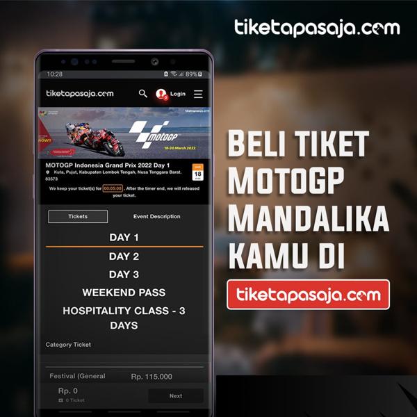 Luar Biasa, Tiket MotoGP 2022 Mandalika di Tiketapasaja.com Ludes Terjual