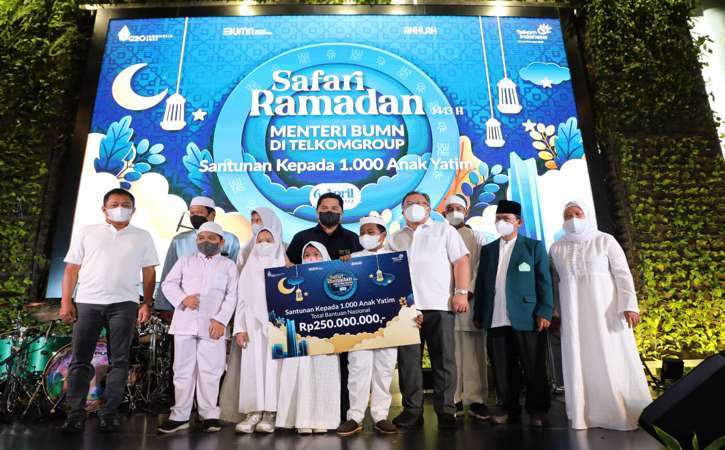 Safari Ramadan di Telkom Group, Menteri BUMN Ajak Milenial jadi Talenta Digital
