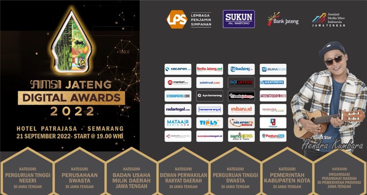 Dorong Digitalisasi, AMSI Jateng Gelar Digital Awards 2022
