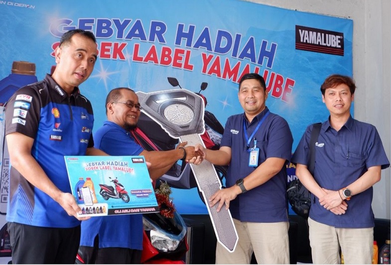 Ikuti Program Sobek Label Yamalube, Pria Sleman Dapat Hadiah Yamaha Freego