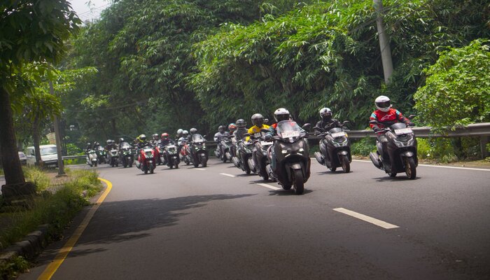 Yamaha Lexi LX 155 Sukses Libas Tanjakan di Gunung Telomoyo Jateng