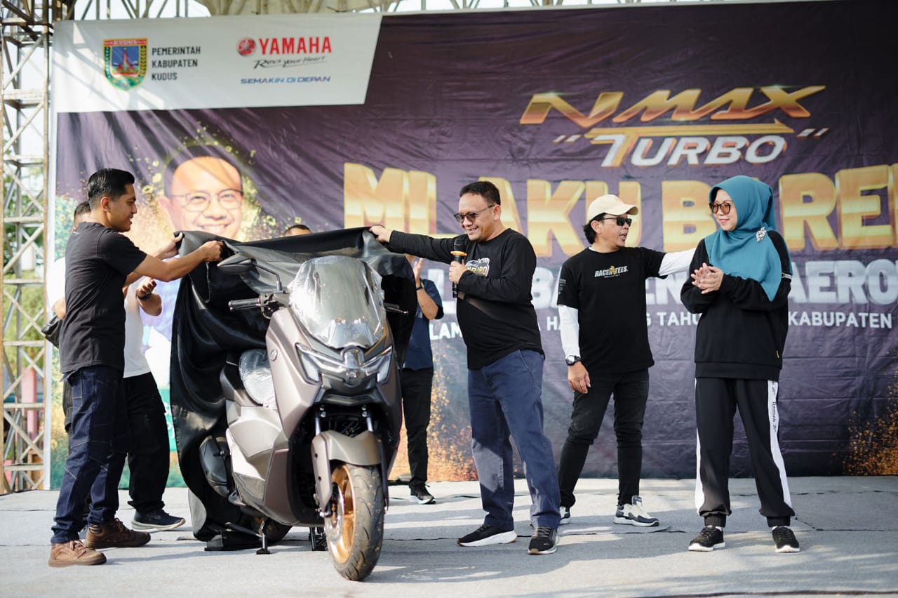 Warga Serbu Launching N Max Turbo di Kudus, Klik Langsung Ngegas
