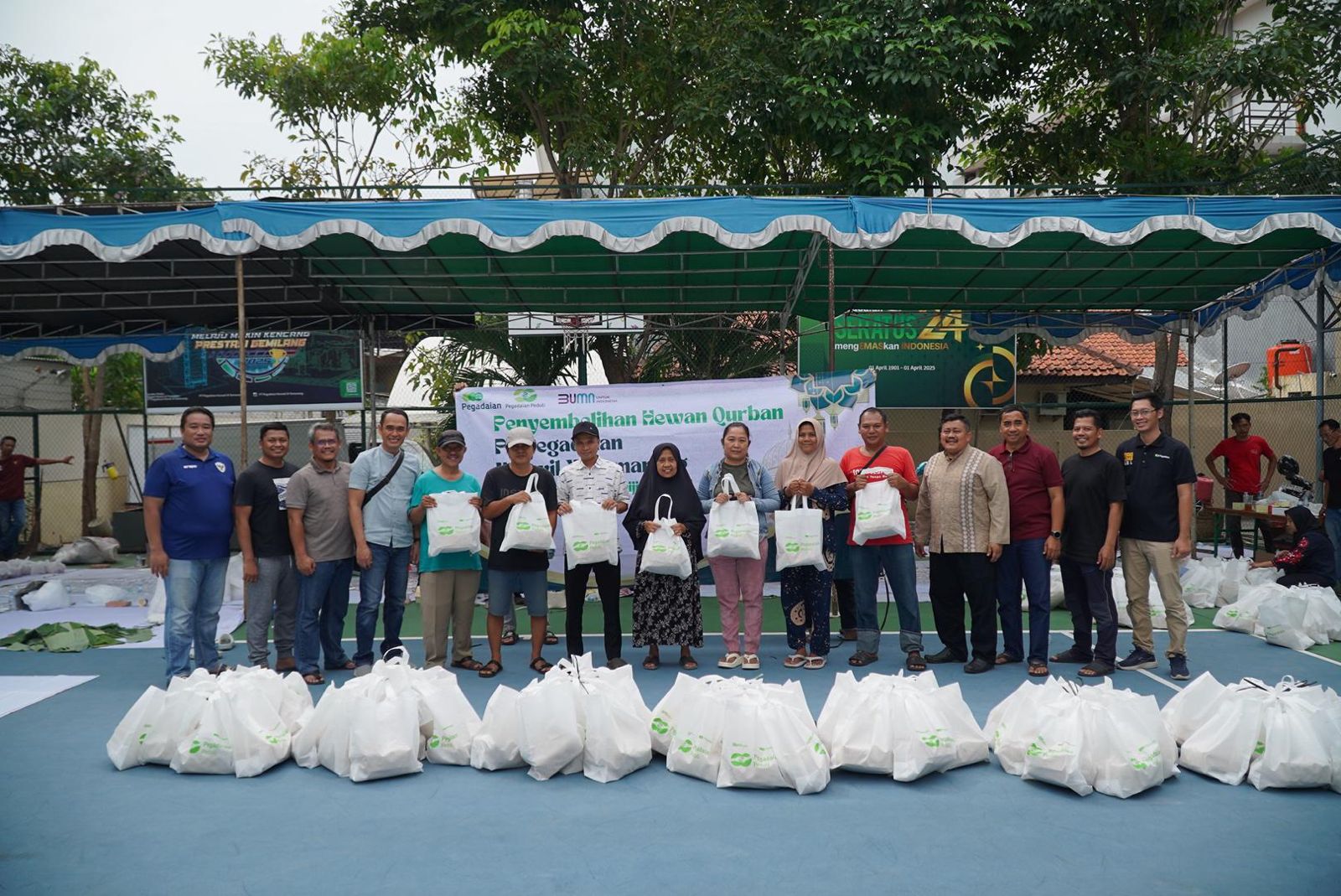 PT Pegadaian Kanwil XI Semarang Salurkan 6 Ekor Sapi & 61 Ekor Kambing saat Iduladha 2025