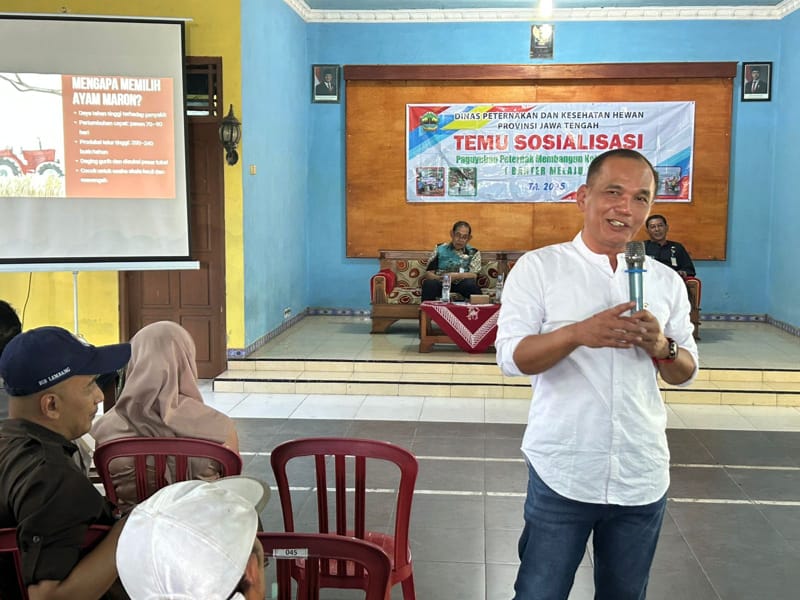 Ketua DPRD Jateng Sumanto Serahkan Bantuan Ayam, Berharap Bisa Tingkatkan Perekonomian Warga