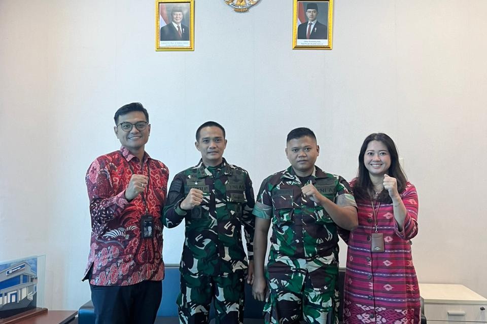 Yonif 4/11 Sambangi BRI Salatiga, Sinergi Positif Kian Menguat