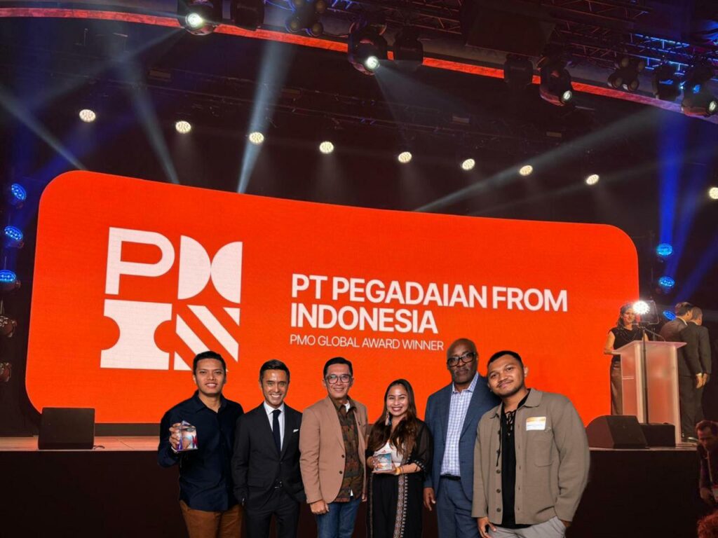 Torehkan Sejarah, Pegadaian Raih Juara Dunia PMO Global Awards 2025 di Amerika Serikat